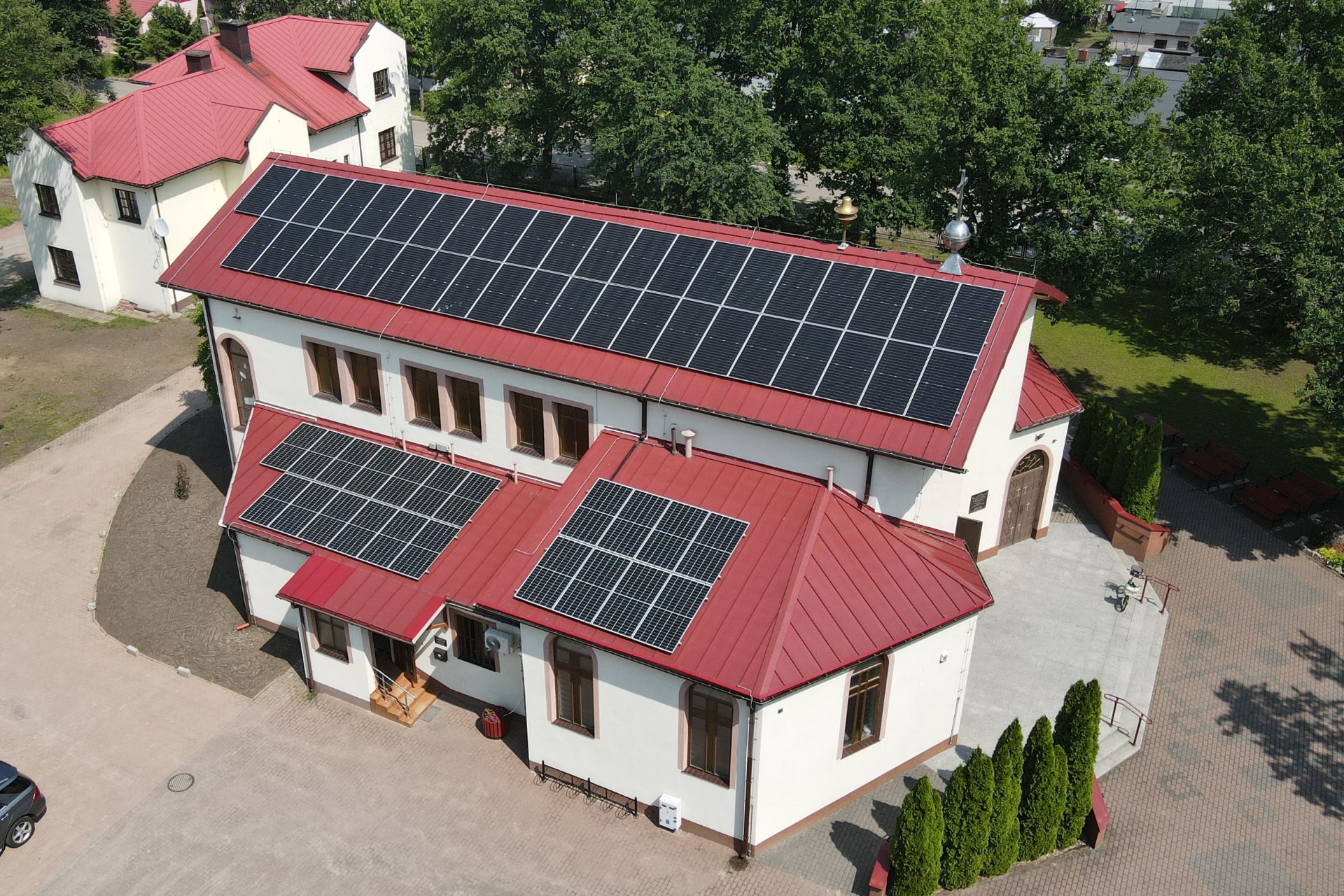 Instalacja fotowoltaiki Parafia Konstantynów (1)