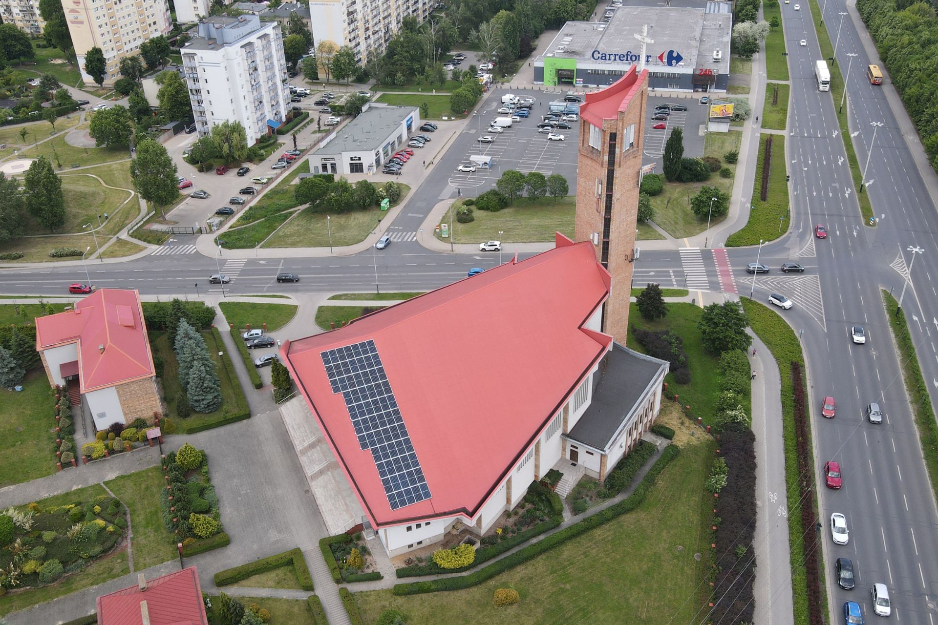 Instalacja fotowoltaiki Parafia Łódź (1)