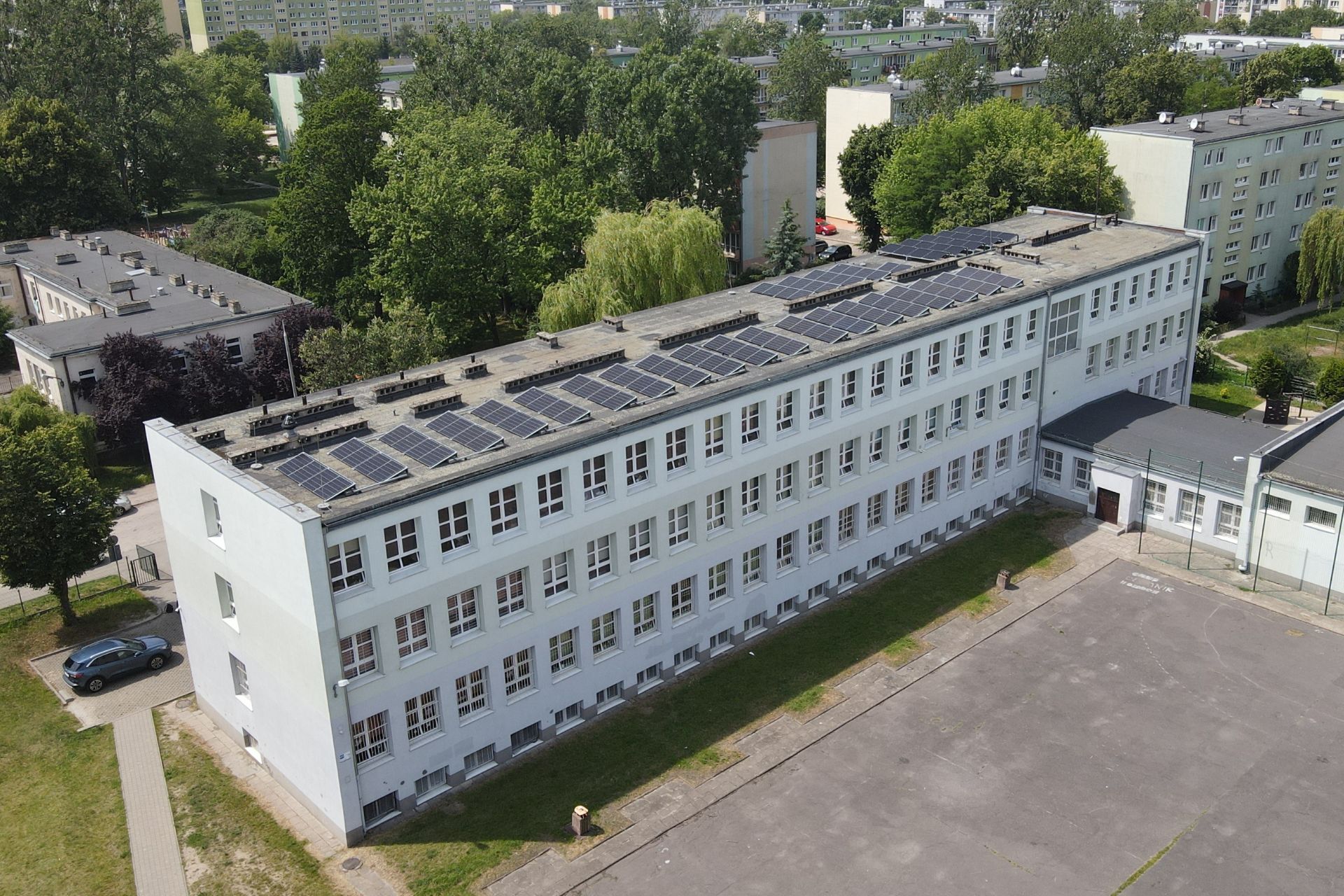Instalacja fotowoltaiki SP 174 Łódź (1)