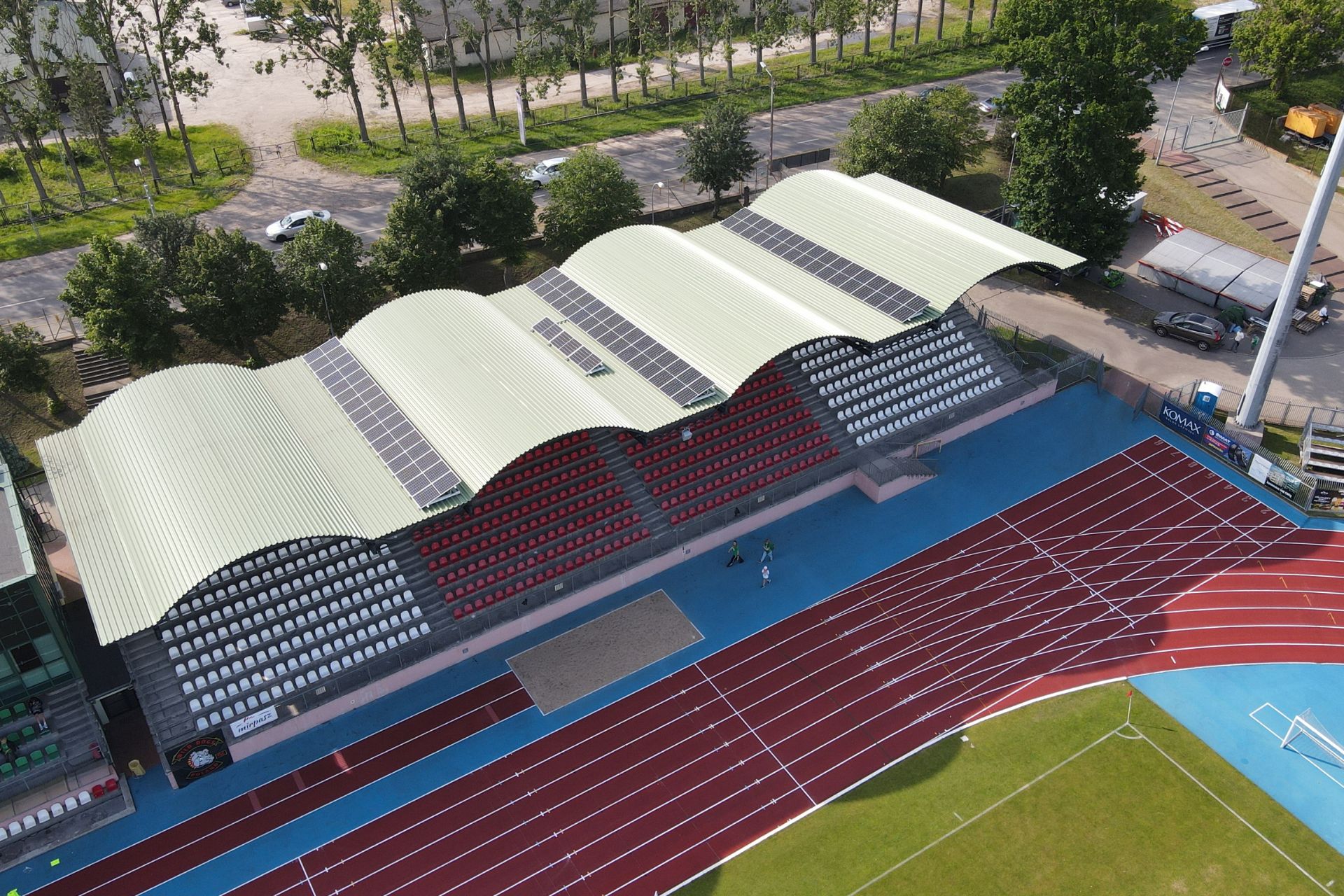 Instalacja fotowoltaiki Stadion Łomża (1)